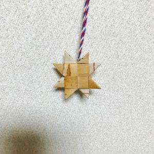 白樺クリスマスオーナメント(スターA/40mm)