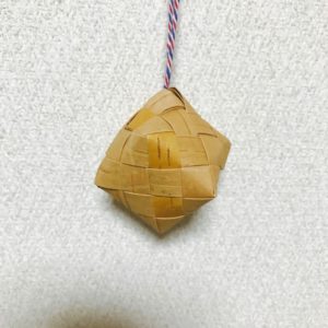白樺クリスマスオーナメント(キューブA/40mm)