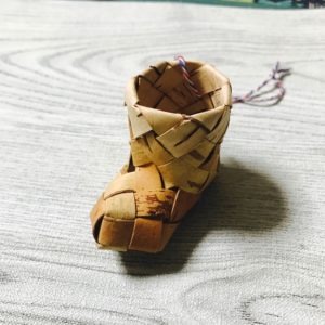 白樺クリスマスオーナメント(ブーツA/65mm)