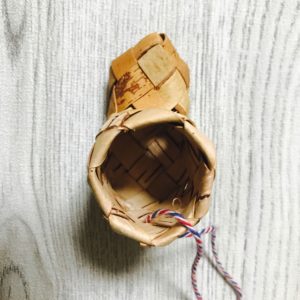 白樺クリスマスオーナメント(ブーツA/65mm)