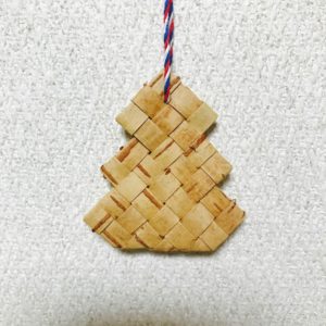 白樺クリスマスオーナメント(ツリーA/50mm)