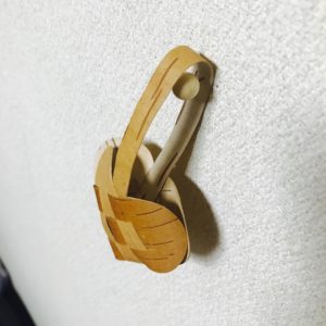 白樺クリスマスオーナメント(ハートA/70mm)